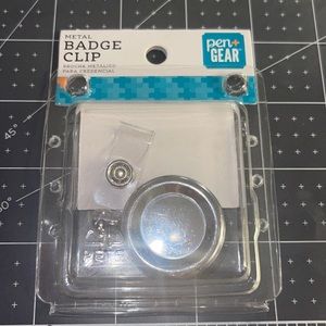 Pen + Gear Badge Clip
